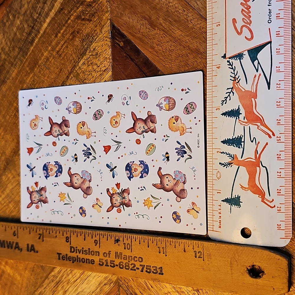 American Greetings Easter sticker sheet